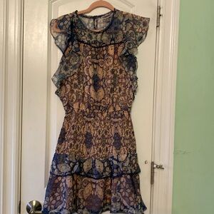 Chelsea 28 tiered mini dress size small. Hardly worn